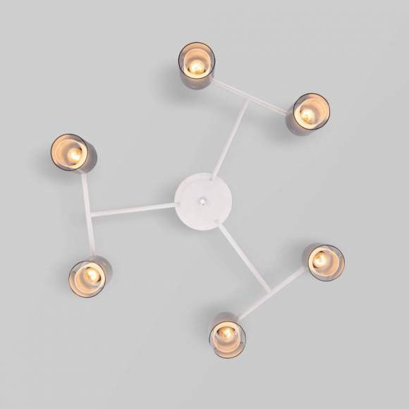 Люстра на штанге Eurosvet 70115/6 белый (a061528)