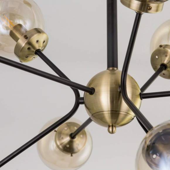 Люстра на штанге Citilux Планета CL105295 Венге+Бронза Люстра на штанге Citilux Планета CL105295 Венге+Бронза