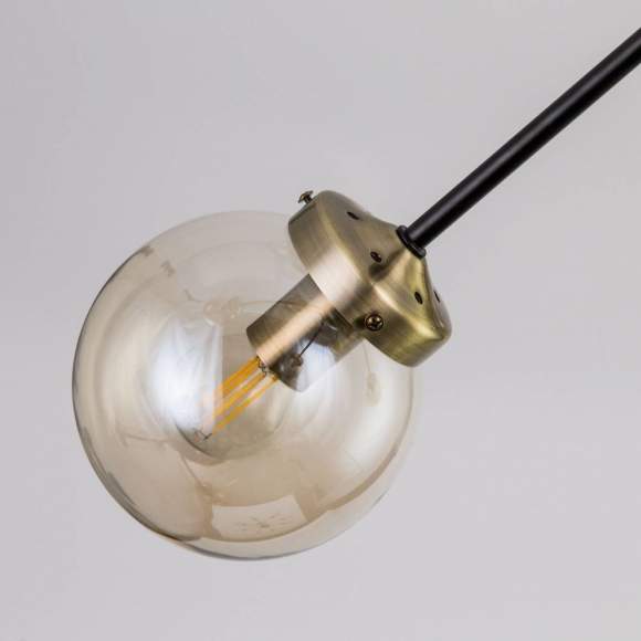 Люстра на штанге Citilux Планета CL105295 Венге+Бронза Люстра на штанге Citilux Планета CL105295 Венге+Бронза