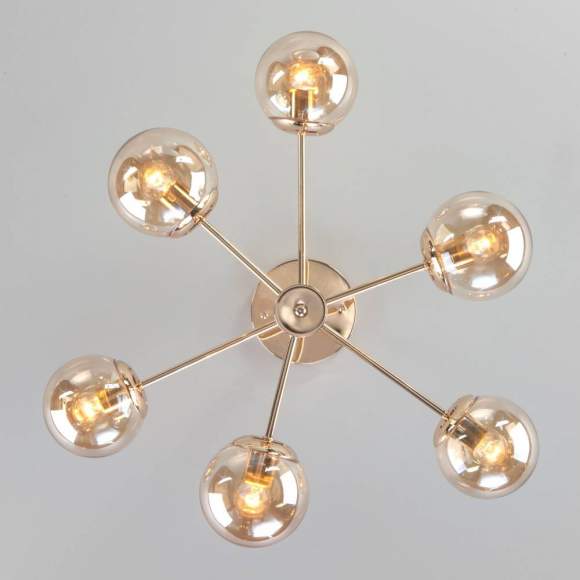 Потолочная люстра Eurosvet Ascot 30166/6 золото