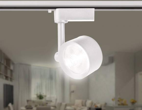 Однофазный LED светильник 12W 4200К для трека Ambrella light Track System GL6389 WH Однофазный LED светильник 12W 4200К для трека Ambrella light Track System GL6389 WH