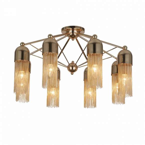 Потолочная люстра с лампочками Favourite Zaria 2739-8P+Lamps E14 Свеча