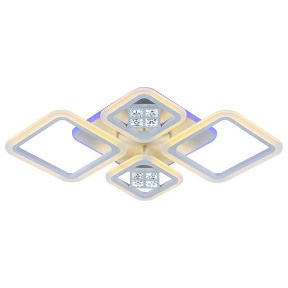 Светодиодная потолочная люстра с пультом ДУ и диммером Profit Light 18024/2+2 WHT Светодиодная потолочная люстра с пультом ДУ и диммером Profit Light 18024/2+2 WHT