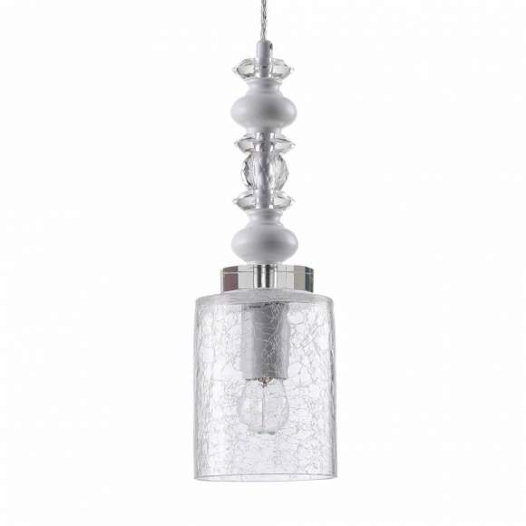 Подвесной светильник Crystal Lux с лампочкой Mateo SP1 White+Lamps E27 P45 Подвесной светильник Crystal Lux с лампочкой Mateo SP1 White+Lamps E27 P45