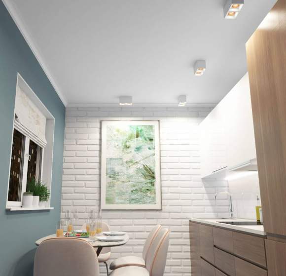 Накладной светильник Denkirs DK3085-WH+BR Накладной светильник Denkirs DK3085-WH+BR