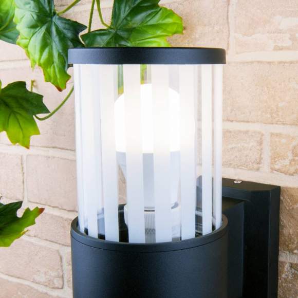 Уличный настенный светильник Elektrostandard 1410 TECHNO чёрный (a048141)