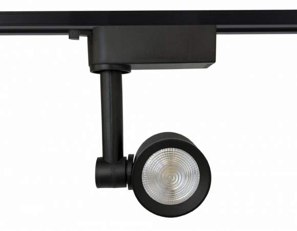 Однофазный LED светильник 7W 4200К для трека Ambrella light Track System GL6391 BK Однофазный LED светильник 7W 4200К для трека Ambrella light Track System GL6391 BK