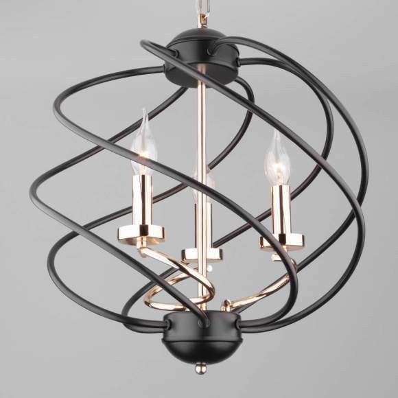 Подвесная люстра Евросвет Sorrel 60105/3 черный a045703 Подвесная люстра Евросвет Sorrel 60105/3 черный a045703