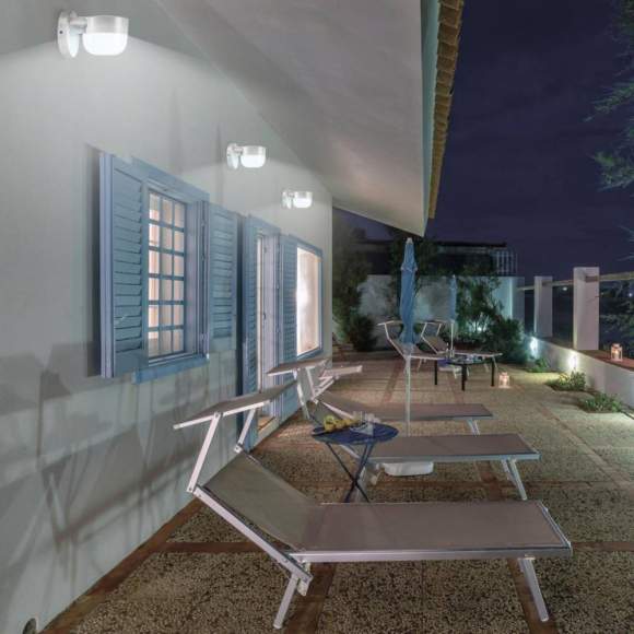 Уличный настенный светодиодный светильник Novotech Opal 358450