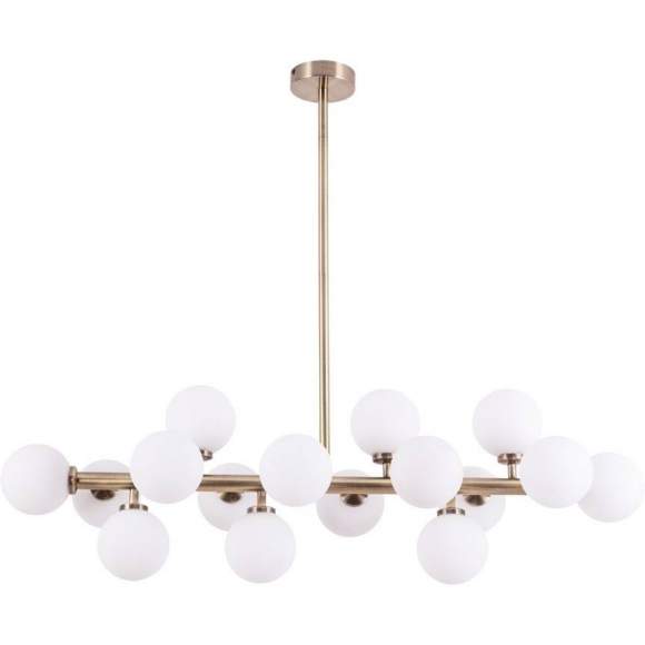 Люстра на штанге Arte Lamp Bolla-piccolo с поддержкой Алиса A3988SP-16AB-A