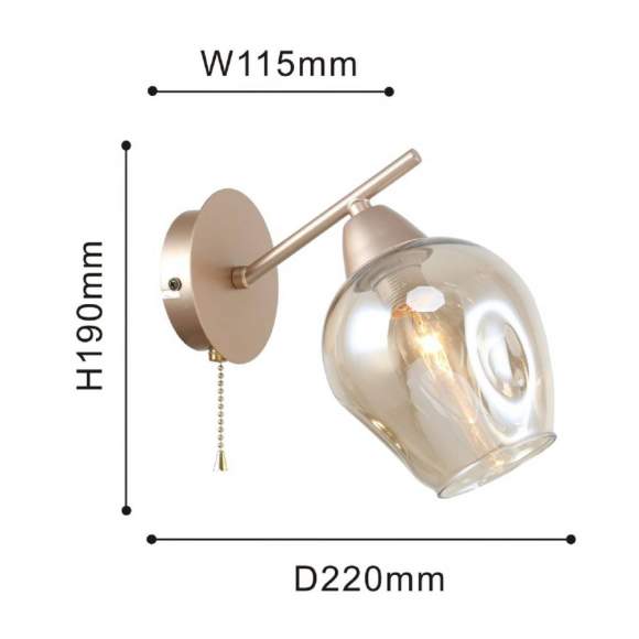 Бра с лампочкой F-Promo Tilda 2658-1W+Lamps E14 P45