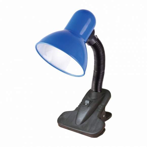 Настольная лампа на прищепке Uniel TLI-206 Blue (02462)
