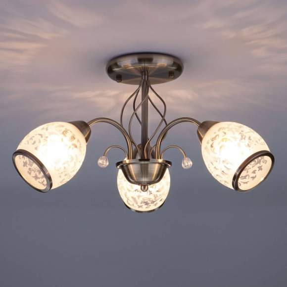 Люстра 30026/3 античная бронза Люстра 30026/3 античная бронза