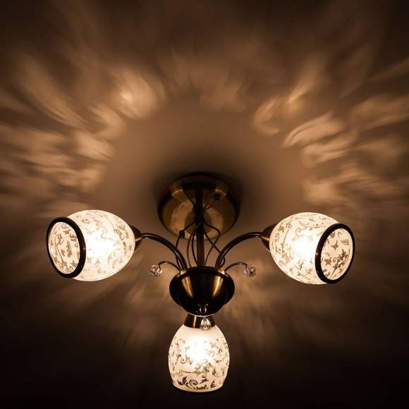 Люстра 30026/3 античная бронза Люстра 30026/3 античная бронза