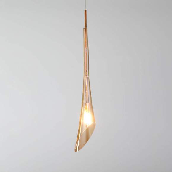 Подвесной светильник Eurosvet Folio 50224/1 янтарный Подвесной светильник Eurosvet Folio 50224/1 янтарный