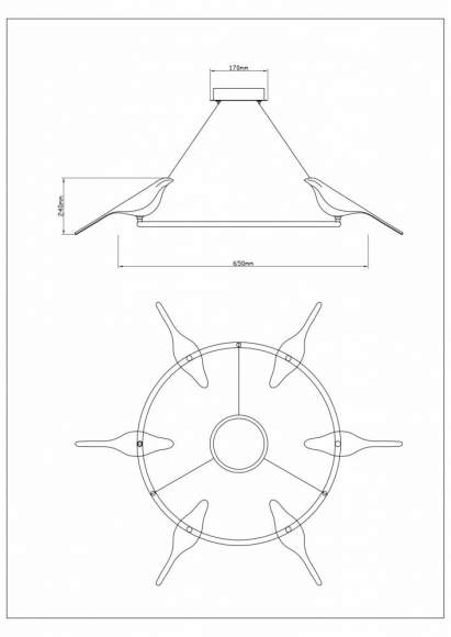 Подвесной светильник Divinare Summer 1188/06 LM-42 Подвесной светильник Divinare Summer 1188/06 LM-42