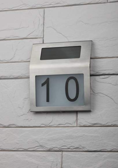 Номер дома с подсветкой, на солнечной батарее, Эра ERAFS048-09 (Б0044249)