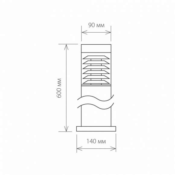 1550 TECHNO черный акция Уличный фонарный столб Elektrostandard (a035095) 1550 TECHNO черный акция Уличный фонарный столб Elektrostandard (a035095)