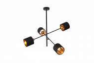 Люстра на штанге Escada 1109/4P Black/Gold