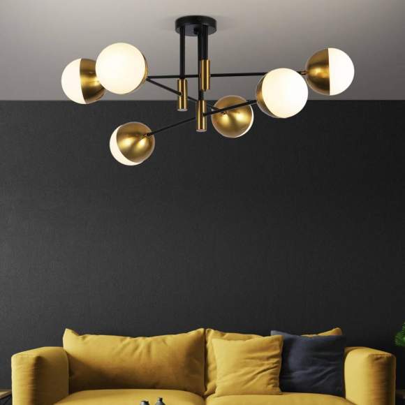 Потолочная люстра ЕВРОСВЕТ Nuvola 70129/6 латунь (a057072) Потолочная люстра ЕВРОСВЕТ Nuvola 70129/6 латунь (a057072)