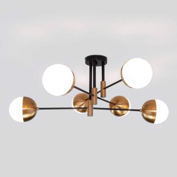 Потолочная люстра ЕВРОСВЕТ Nuvola 70129/6 латунь (a057072) Потолочная люстра ЕВРОСВЕТ Nuvola 70129/6 латунь (a057072)