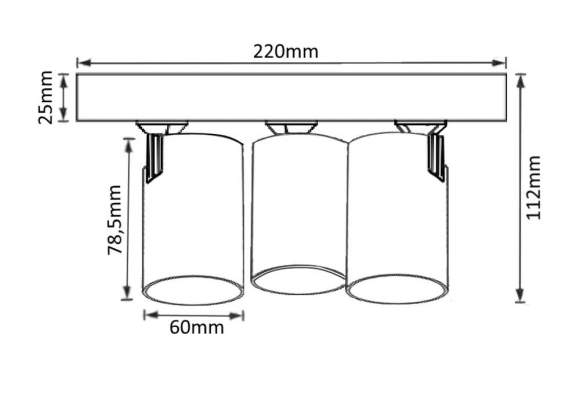 CLT 017W3 D230 WH Спот Crystal Lux CLT 017