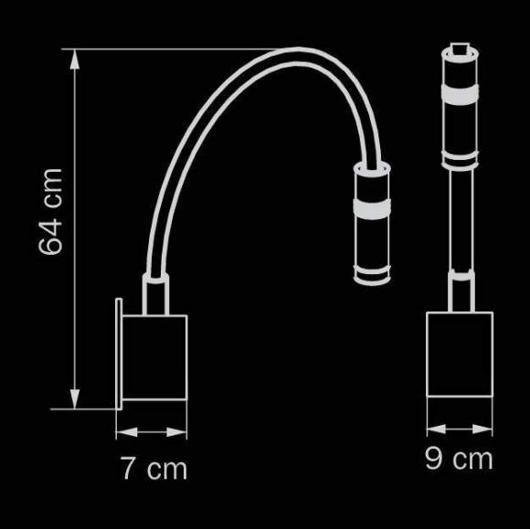 808619 Настенное бра Lightstar Muro 808619 Настенное бра Lightstar Muro