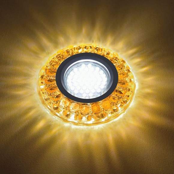 Встраиваемый светильник с подсветкой Fametto Luciole DLS-L151 GU5.3 GLASSY/TEA UL-00003910 Встраиваемый светильник с подсветкой Fametto Luciole DLS-L151 GU5.3 GLASSY/TEA UL-00003910