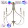 Люстра потолочная Lumion Mackenzie с поддержкой Маруся 4495/5C-М