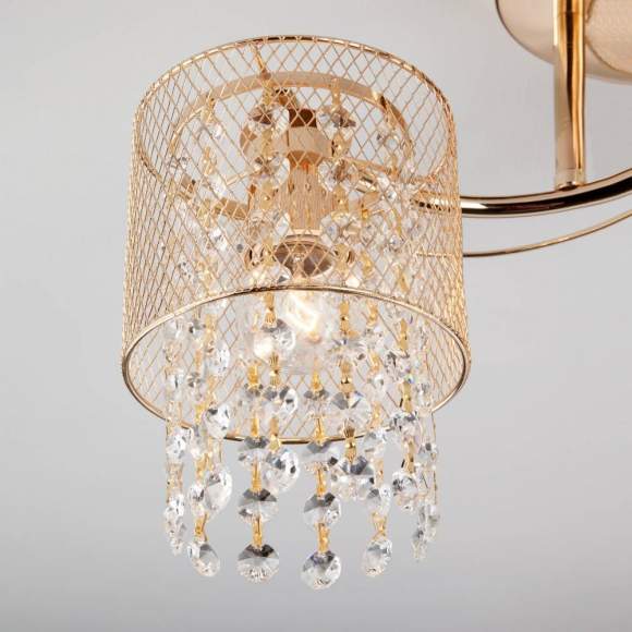 Потолочный светильник Eurosvet 30137/3 золото Потолочный светильник Eurosvet 30137/3 золото