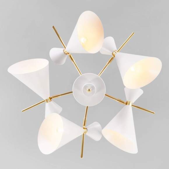 Люстра на штанге Евросвет Apart 70114/5 белый (a047641) Люстра на штанге Евросвет Apart 70114/5 белый (a047641)