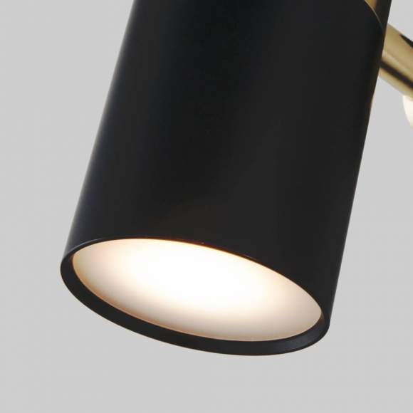 Спот Viero Eurosvet 20096/1 черный/золото (a053053)