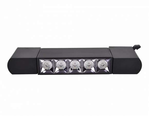 Однофазный LED светильник для трека Ambrella light Track System GL6688 BK Однофазный LED светильник для трека Ambrella light Track System GL6688 BK