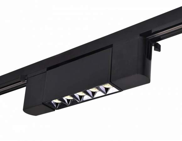 Однофазный LED светильник для трека Ambrella light Track System GL6688 BK Однофазный LED светильник для трека Ambrella light Track System GL6688 BK