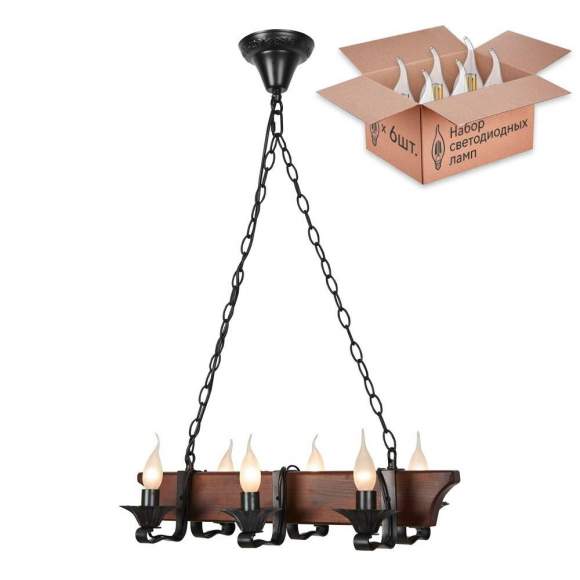 Люстра с лампочками Velante 598-703-06+Lamps Люстра с лампочками Velante 598-703-06+Lamps