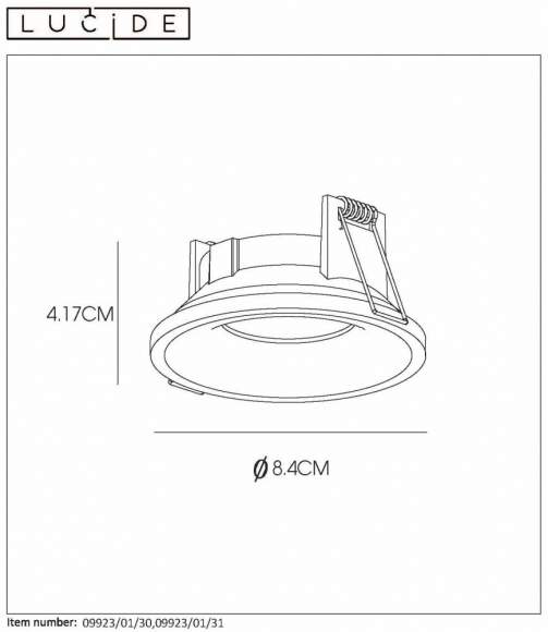 Встраиваемый светильник Lucide Ziva 09923/01/30 Встраиваемый светильник Lucide Ziva 09923/01/30