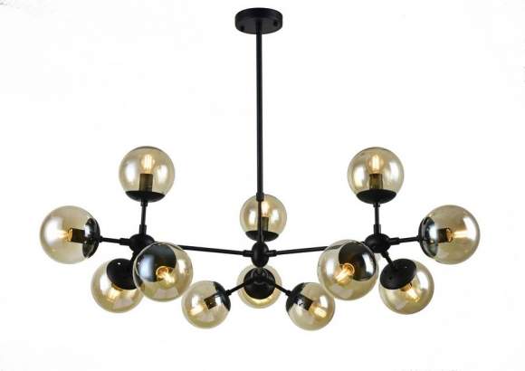 Люстра на штанге Arte Lamp с поддержкой Маруся A1664SP-12BK-М