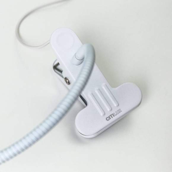 Лампа на прищепке светодиодная с диммером и таймером Citilux Ньютон CL803070N Белый Лампа на прищепке светодиодная с диммером и таймером Citilux Ньютон CL803070N Белый