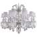 Подвесная люстра Crystal Lux с лампочками Princess SP10+5+Lamps E14 Свеча