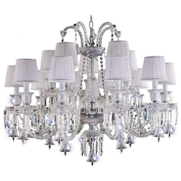 Подвесная люстра Crystal Lux с лампочками Princess SP10+5+Lamps E14 Свеча