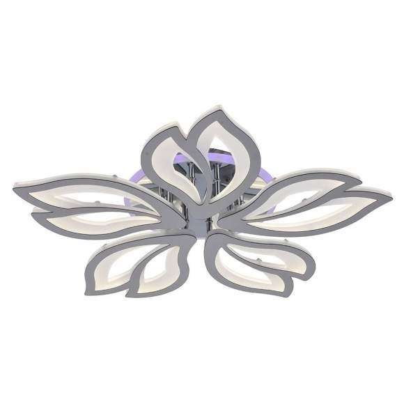 Люстра потолочная светодиодная с пультом ДУ Profit Light 8004/5 CHR 110W+7W RGB Люстра потолочная светодиодная с пультом ДУ Profit Light 8004/5 CHR 110W+7W RGB