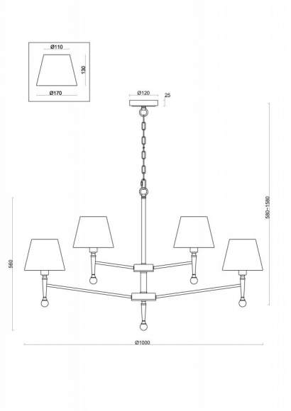 Подвесная люстра Rosemary Freya FR5190PL-12BS