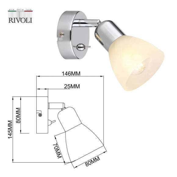 Спот Rivoli Keila 7051-701 (Б0054678) Спот Rivoli Keila 7051-701 (Б0054678)