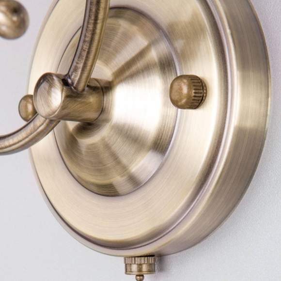 30275/1 античная бронза античная бронза Бра со стеклянным плафоном Eurosvet Virginia 30275/1 античная бронза античная бронза Бра со стеклянным плафоном Eurosvet Virginia