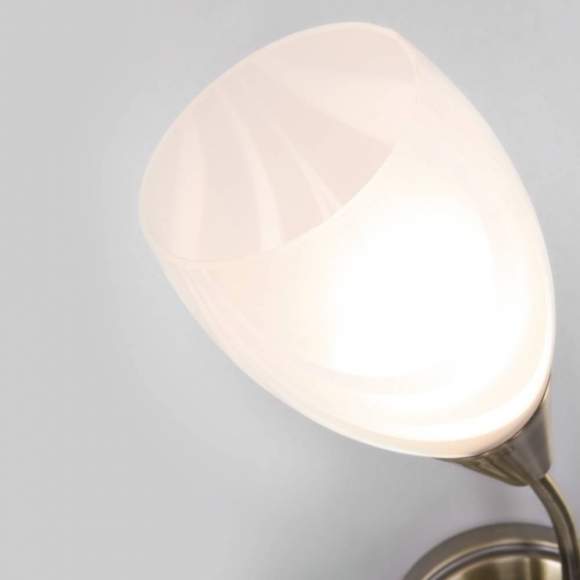 30275/1 античная бронза античная бронза Бра со стеклянным плафоном Eurosvet Virginia 30275/1 античная бронза античная бронза Бра со стеклянным плафоном Eurosvet Virginia