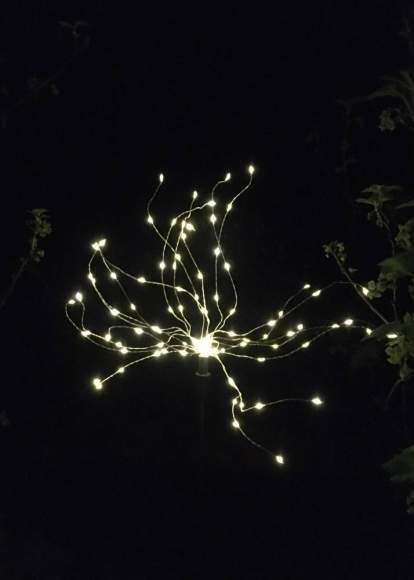 Садовый светильник Фейерверк на солнечной батарее ERAUF024-01 (Б0044216)