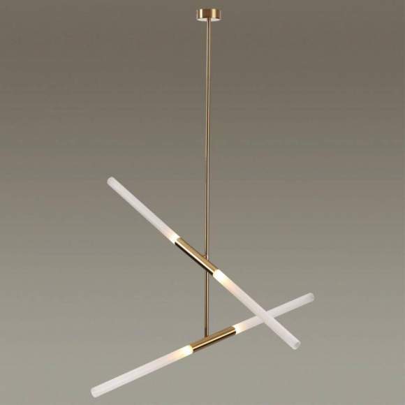 Люстра на штанге Odeon Light Soho с поддержкой Маруся 4306/4-М