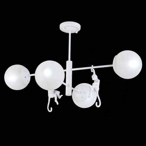 Люстра на штанге с обезьянками Evoluce TENATO SLE115102-04