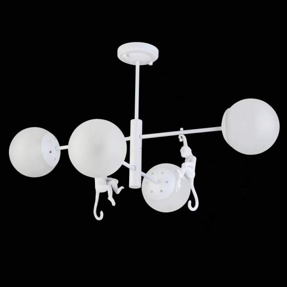 Люстра на штанге с обезьянками Evoluce TENATO SLE115102-04