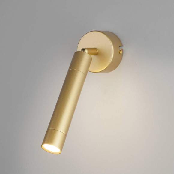 Светодиодный спот Евросвет Strong 20084/1 LED матовое золото (a047507)